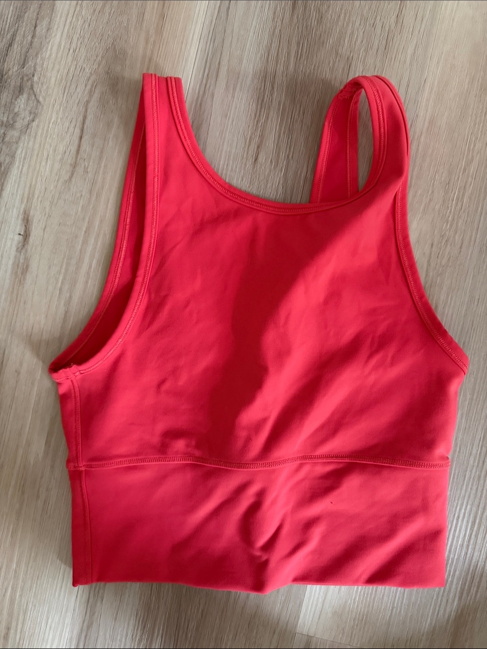 lululemon athletica Red Longline Sports Bra